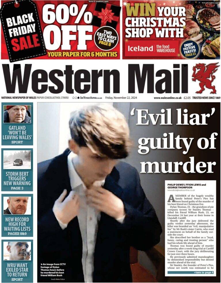 Evil liar guilty of murder - Western Mail