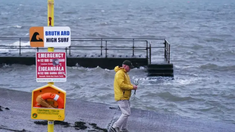 Storm Darragh latest: Weather warnings continue after two people killed and destructive winds near 100mph