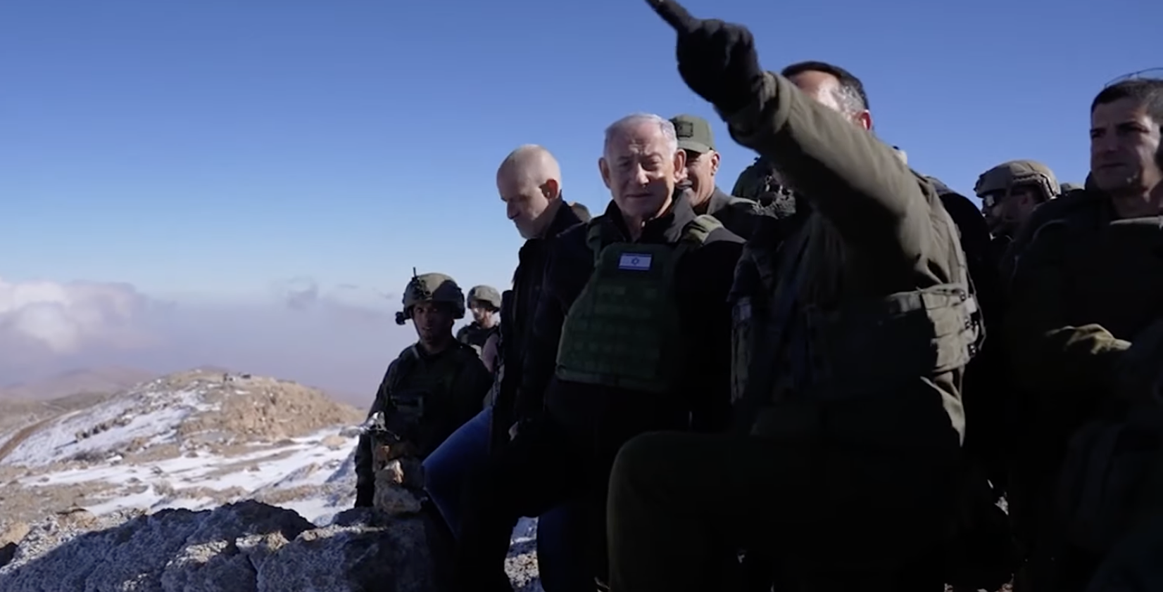 Israeli PM Netanyahu Visits Syria's Mount Hermon After Fall Of  Bashar al-Assad's Regime WTX News Exclusive