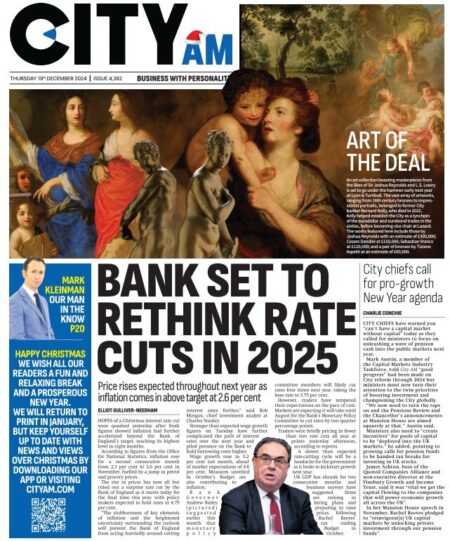 Bank set to rethink rate cuts in 2025 – CITY AM