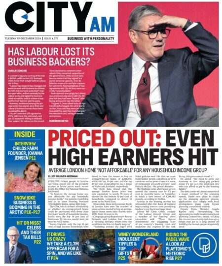 Priced out: Even high earners hit – CITY AM