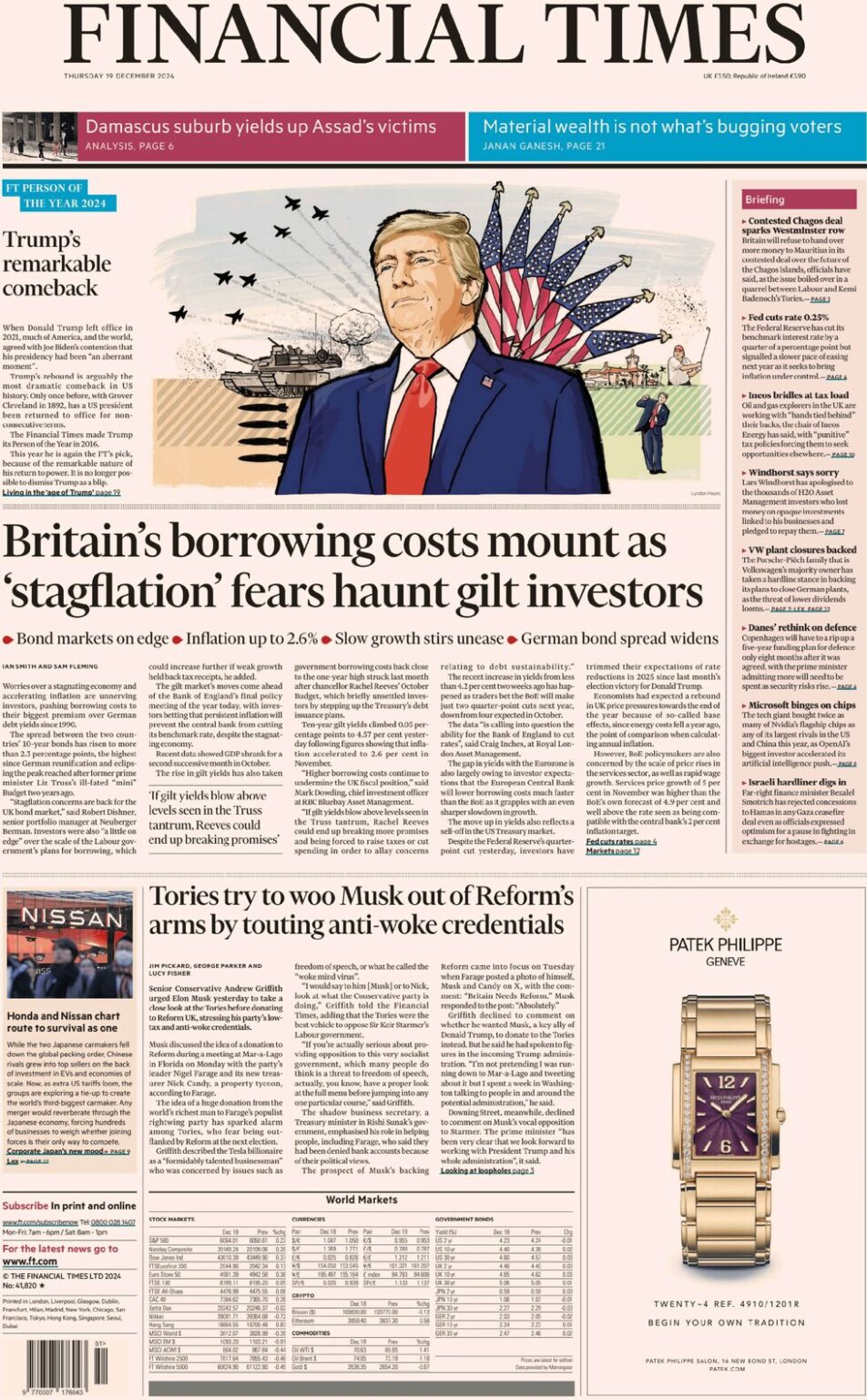 Trump’s remarkable comeback – FT