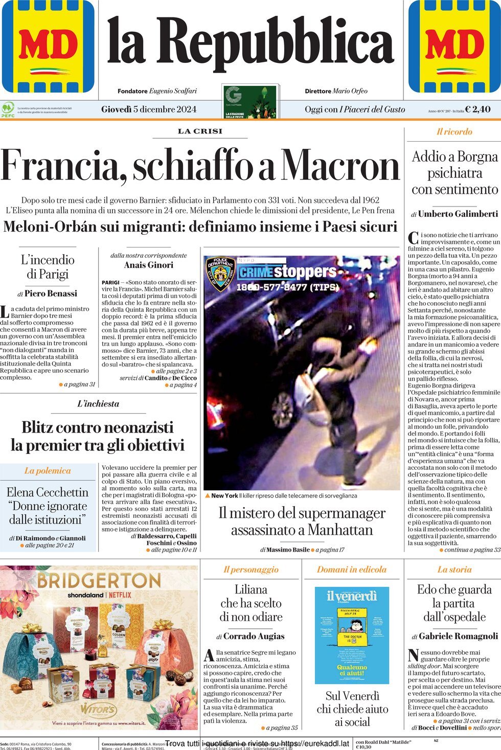 France, slap to Macron - la repubblica