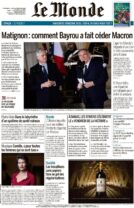 Le Monde Front Page 16/12/2024