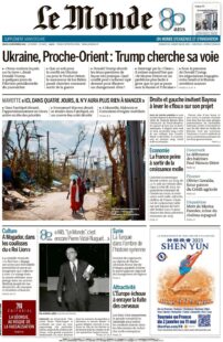 Le Monde Front Page 19/12/2024