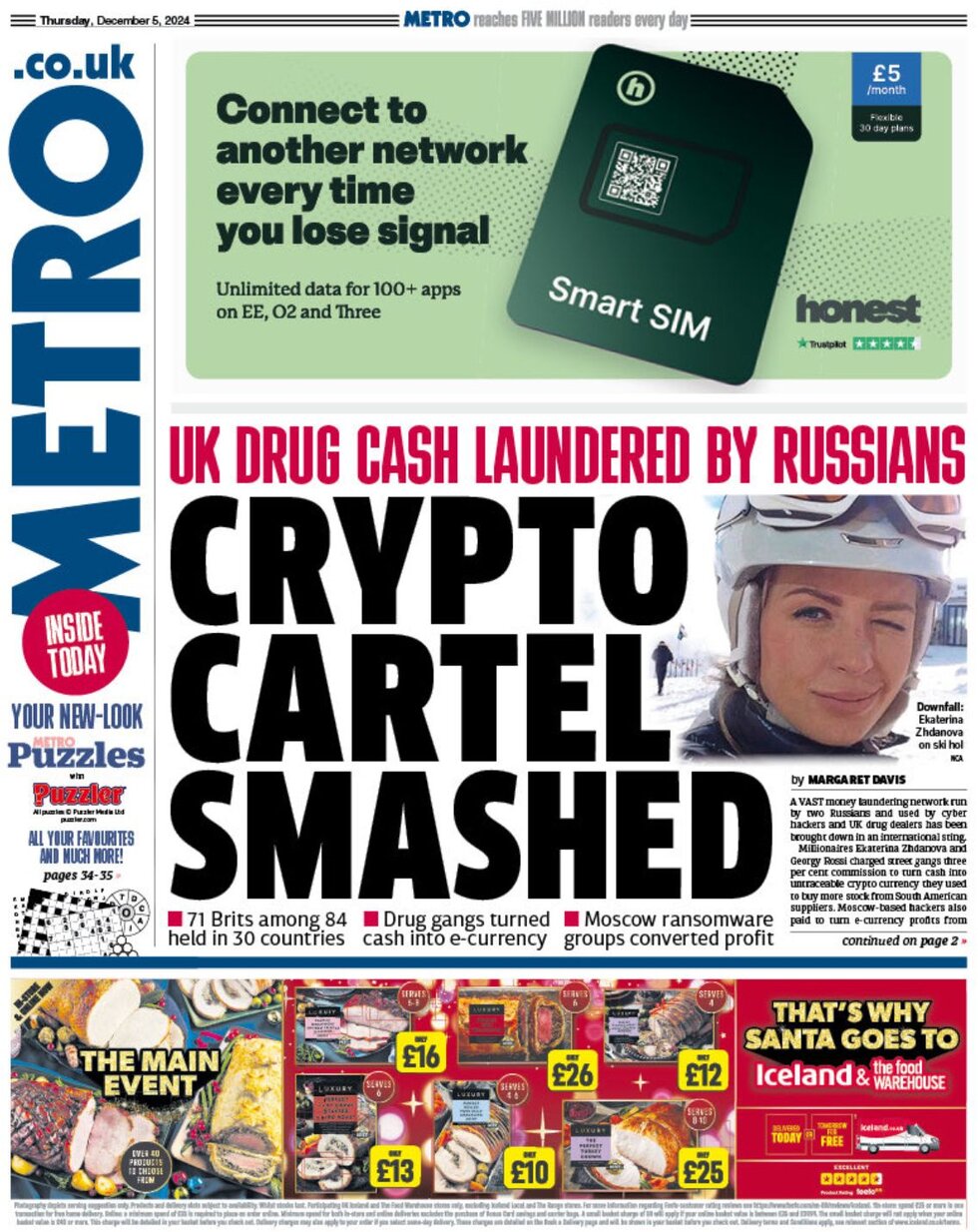 the metro front page 5/12/2024