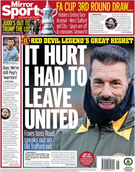 It hurt I had to leave United – Mirror Sport (UK)