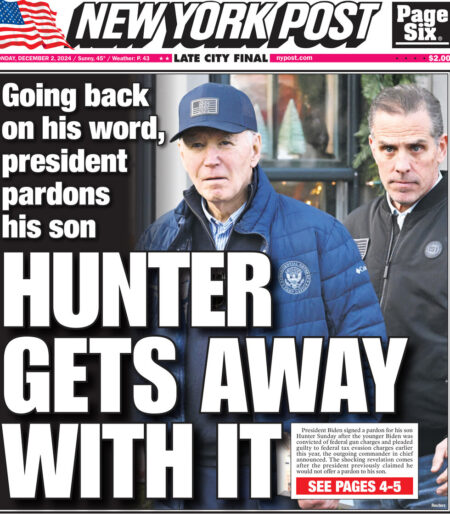 Hunter gets away with it – New York Post