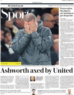 Ashworth axed by United – Telegraph Sport