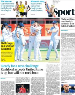 Bell rings in a win for England – Guardian Sport