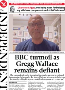 BBC turmoil as Gregg Wallace remains defiant – The Independent