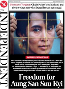 the independent front page 20/12/2024