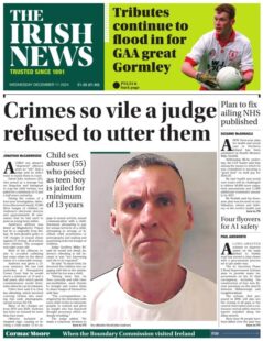 Crimes so vile a judge refused to utter them – The Irish News