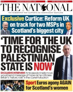 ‘Time for the UK to recognise Palestinian state is now’ – The National (Scotland) 