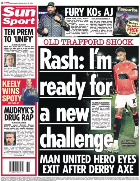 Rash: I’m ready for a new challenge – Sun Sport