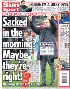 Liverpool 2 Man City 0 – Sacked in the morning? Maybe they’re right! – Sun Sport