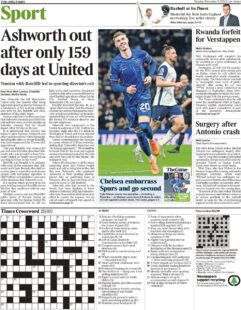 Ashworth out after only 159 days at United – Times Sport