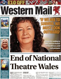 End of National Theatre Wales – Western Mail 