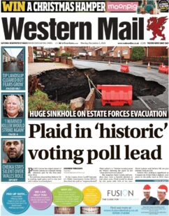 Plaid in ‘historic’ voting poll lead – Western Mail 