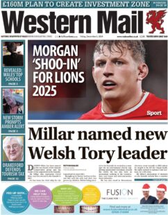 Millar named new Welsh Tory leader – Western Mail