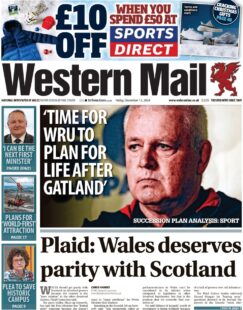 Plaid: Wales deserves parity with Scotland – Western Mail 