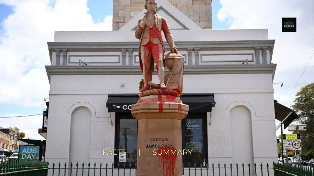 Captain Cook statue vandalised ahead of Australia Day Captain Cook statue vandalised ahead of Australia Day