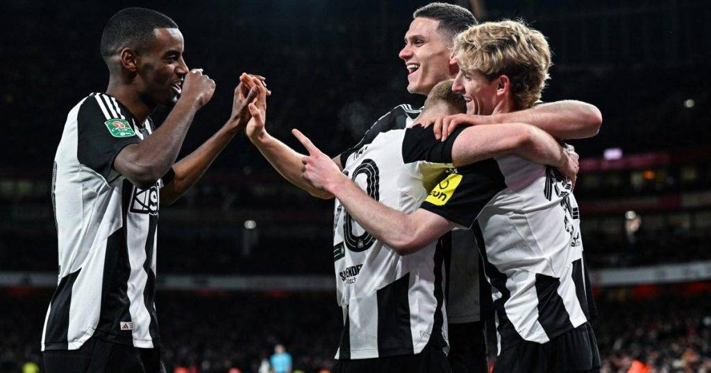 Newcastle star labelled ‘best in Europe’ after performance in win over Arsenal | Football