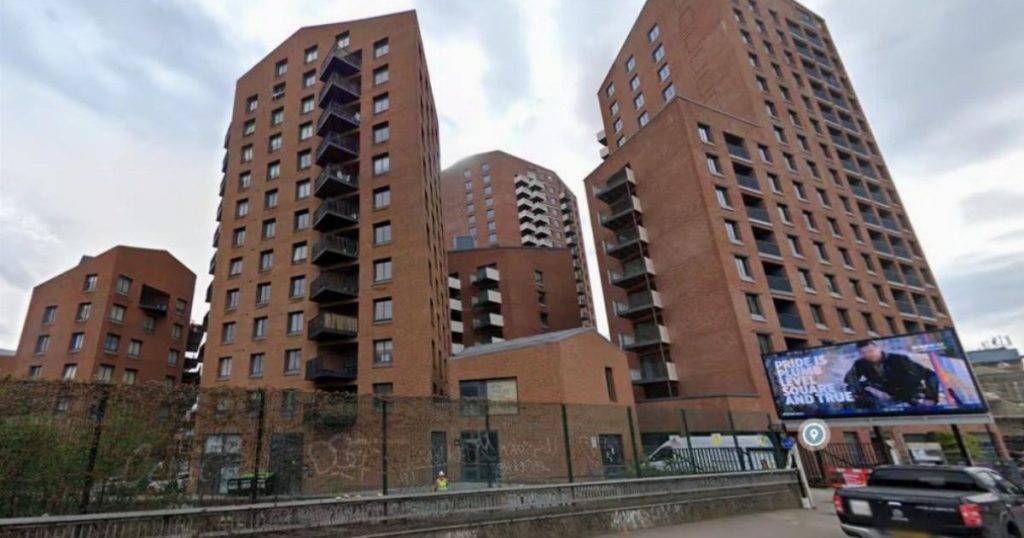 Man in his 30s dies after falling from block of flats in east London