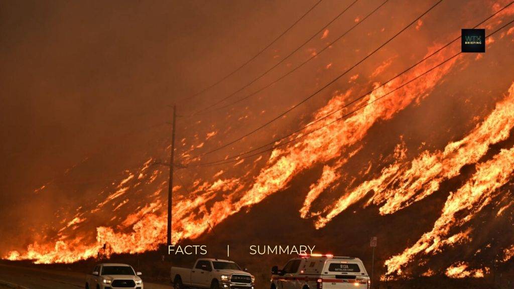 Thousands evacuated as fast-moving wildfire breaks out near Los Angeles Thousands evacuated as fast-moving wildfire breaks out near Los Angeles