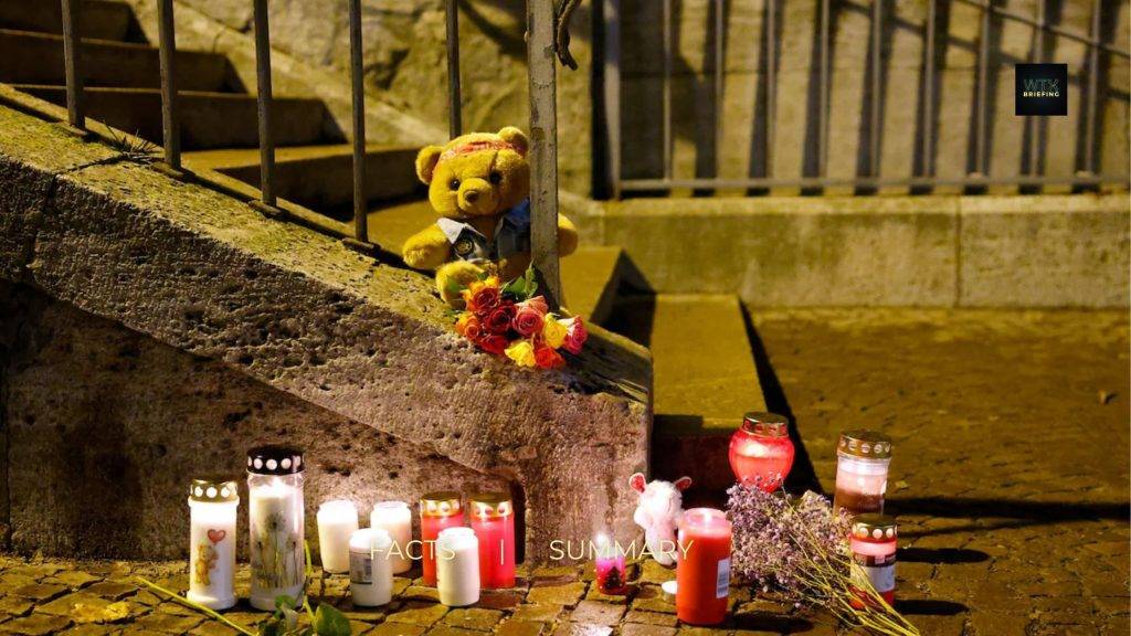 Toddler and man fatally stabbed in German park Toddler and man fatally stabbed in German park