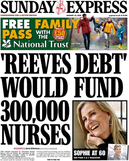 ‘Reeves debt’ would fund 300,000 nurses