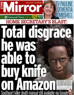 Total disgrace he was able to buy a knife on Amazon