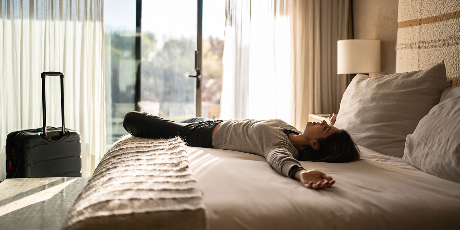 Always throw a water bottle under hotel beds - this is a must do - travel hack!