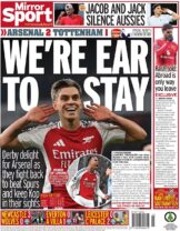 Arsenal 2 Tottenham 1: We’re Ear To Stay