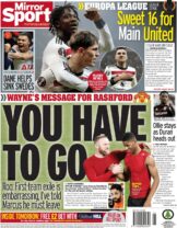 Wayne’s message for Rashford: You have to go