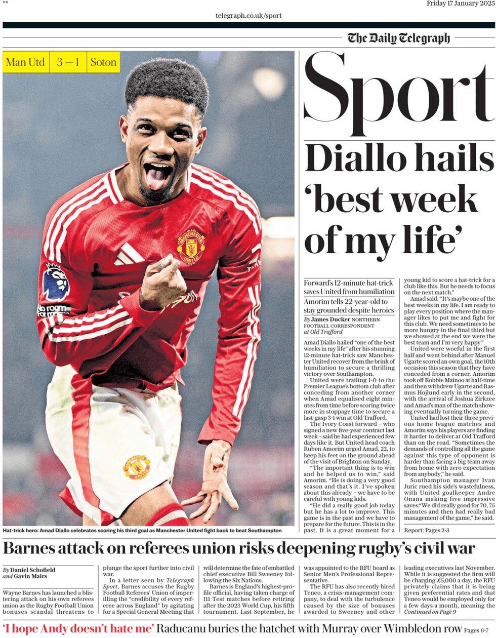 the daily telegraph sport 021558122 - WTX News Breaking News, fashion & Culture from around the World - Daily News Briefings -Finance, Business, Politics & Sports News