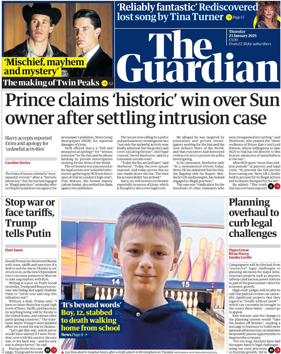 Prince claims historic win over Sun owner after settling intrusion case