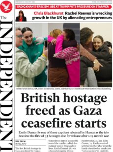 British hostage freed as Gaza ceasefire starts