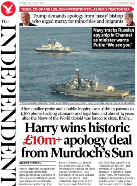 Harry wins historic £10m+ apology deal from Murdoch’s Sun