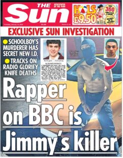 Rapper on BBC is Jimmy’s killer