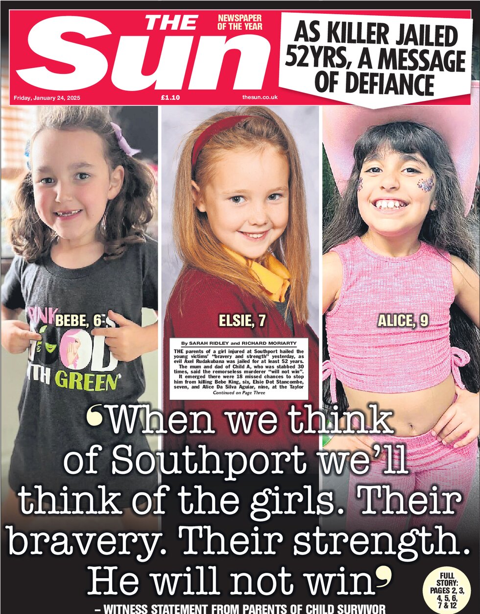 'When we think of Southport we'll think of the girls'