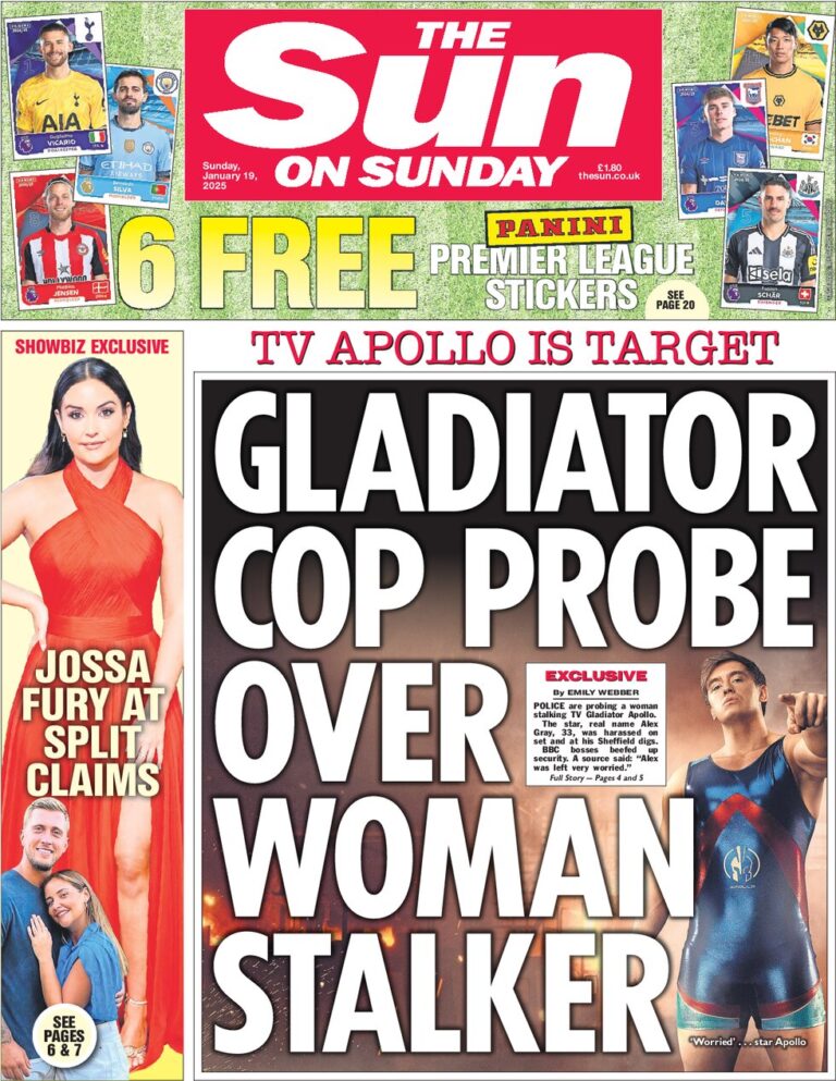 Gladiator cop prove over woman stalker