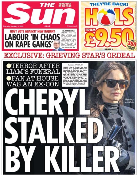 Cheryl stalked by killer – The Sun