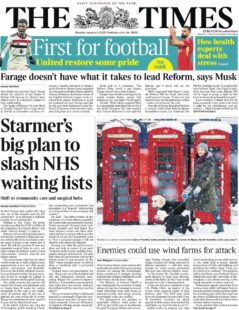 The Times - Starmer’s big plan to slash NHS waiting lists