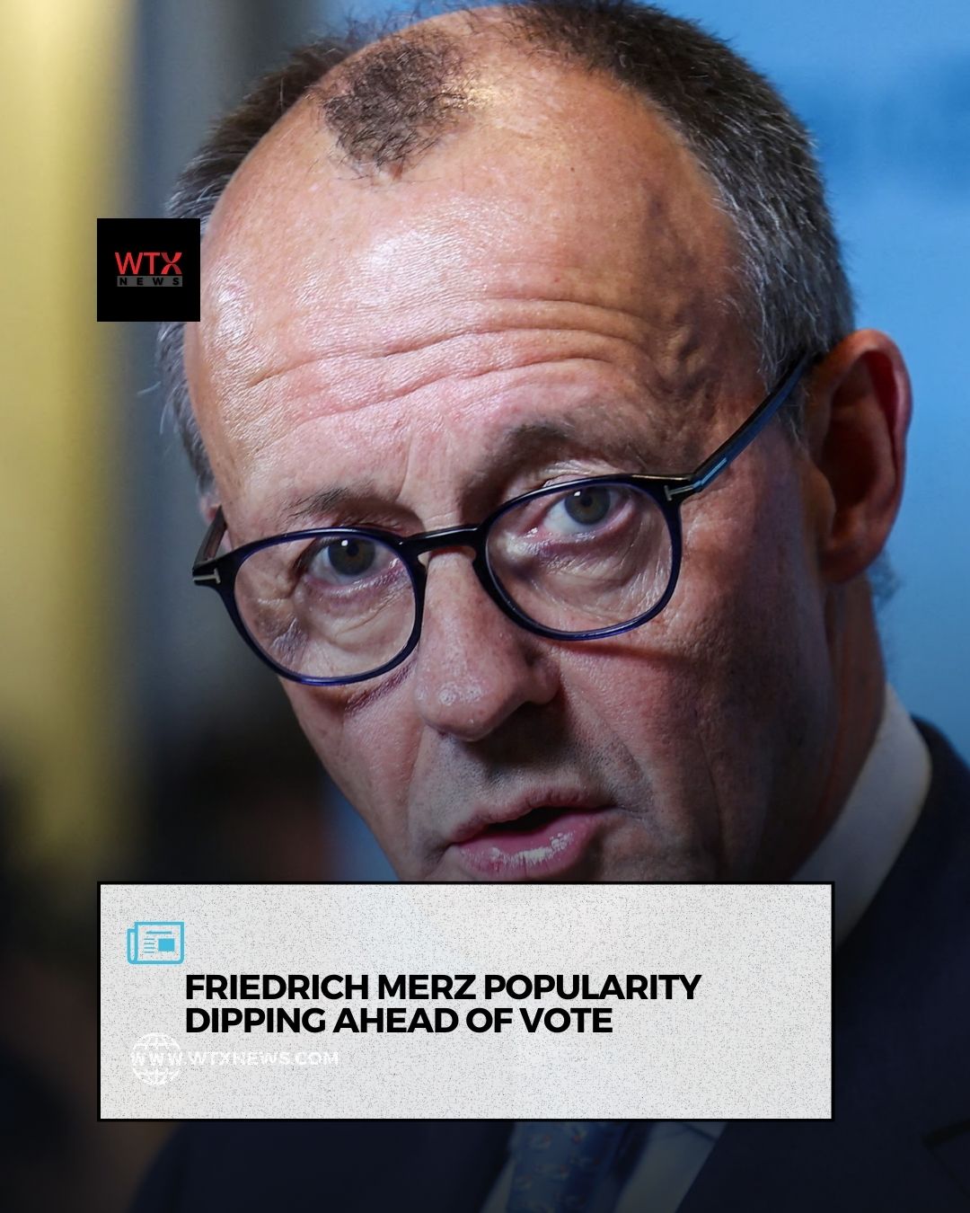 Friedrich Merz popularity dipping ahead of vote