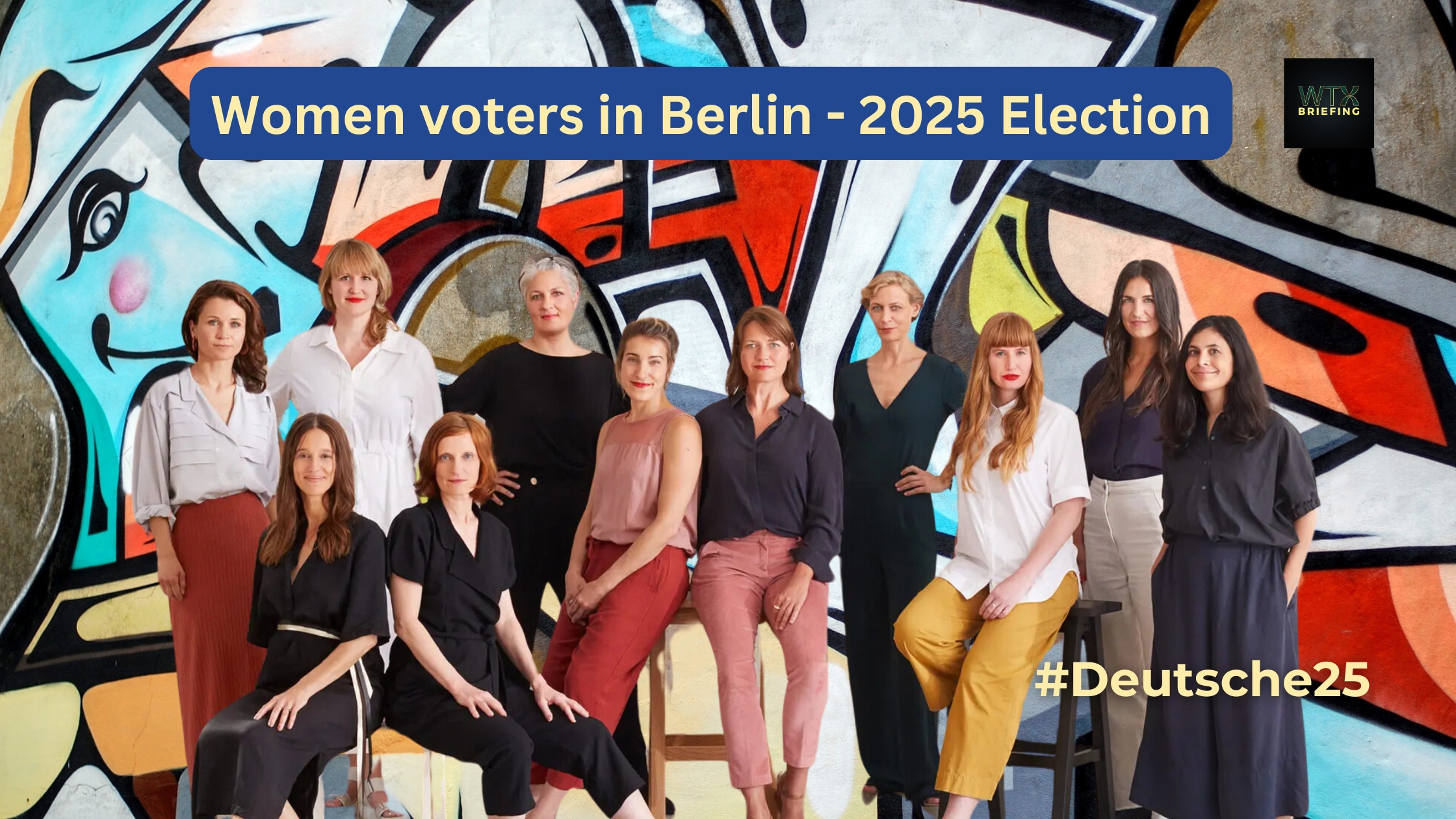 Women voters in Berlin 2025 election: These women in posing in Berlin are the key to the German elections