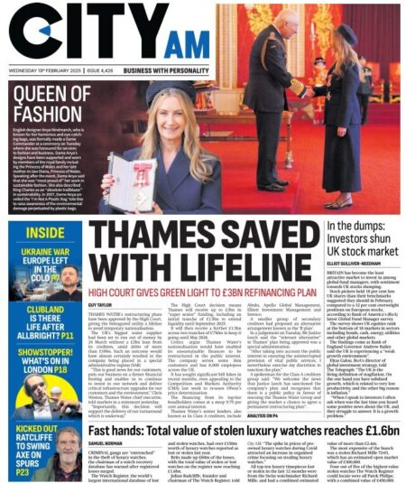 Thames saved with lifeline