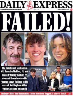 Failed! Families demand those involved in Nottingham killer failings be named