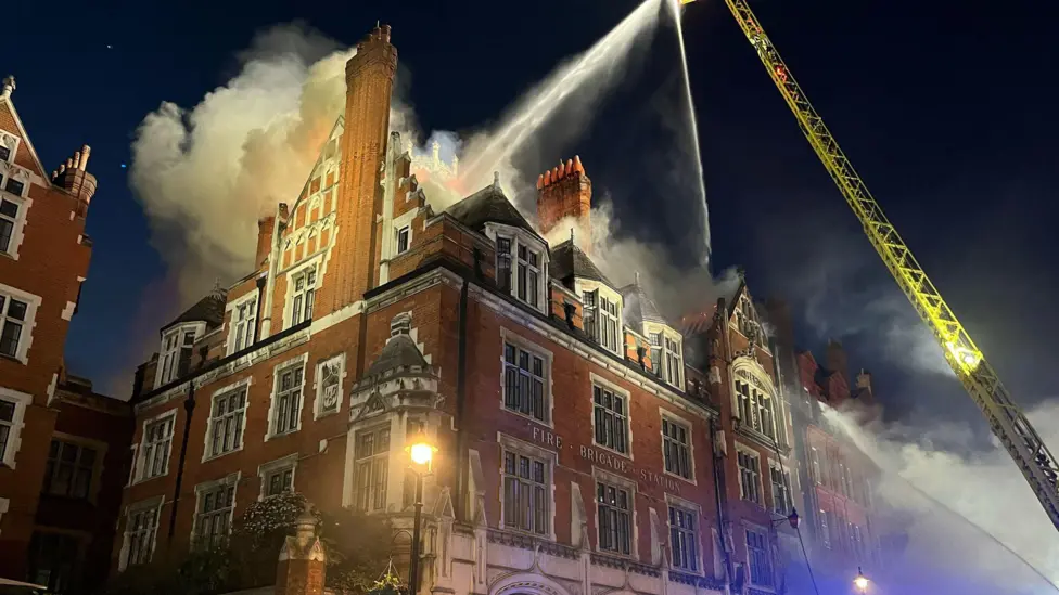 How did the fire start at Chiltern Firehouse hotel