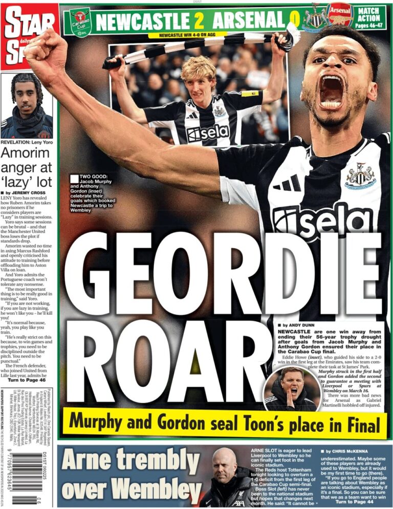 Newcastle 2 Arsenal 0 - Geordie roar